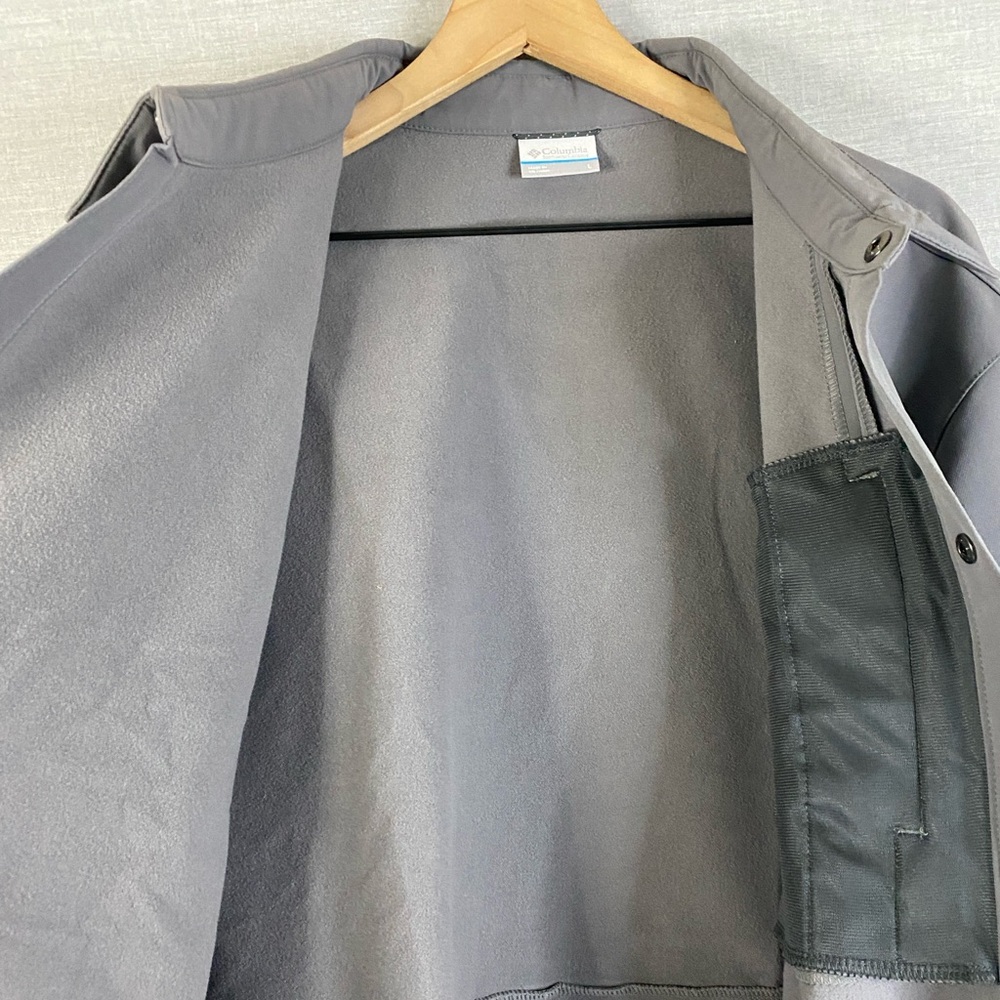 Columbia Men’s Black Mesa Fleece Lined Shirt Jacket  in Gray Size Large - Picture 5 of 7
